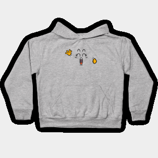 Arale's poo smiling Kids Hoodie